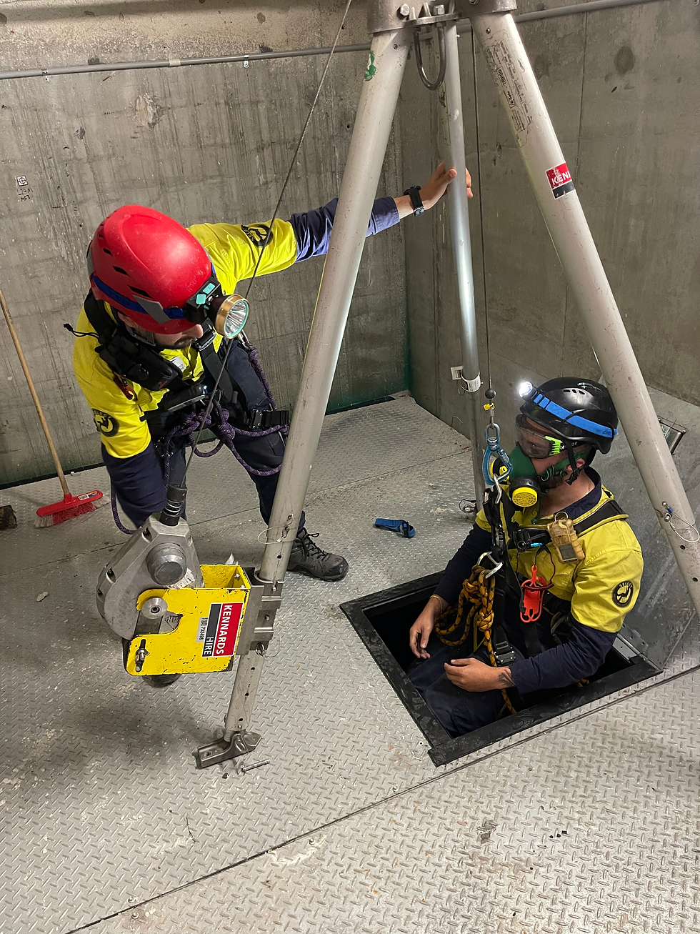 rope access confined space