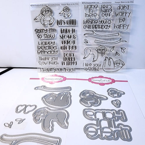 Stamps of Life Stamp & Die Set - More Sloths