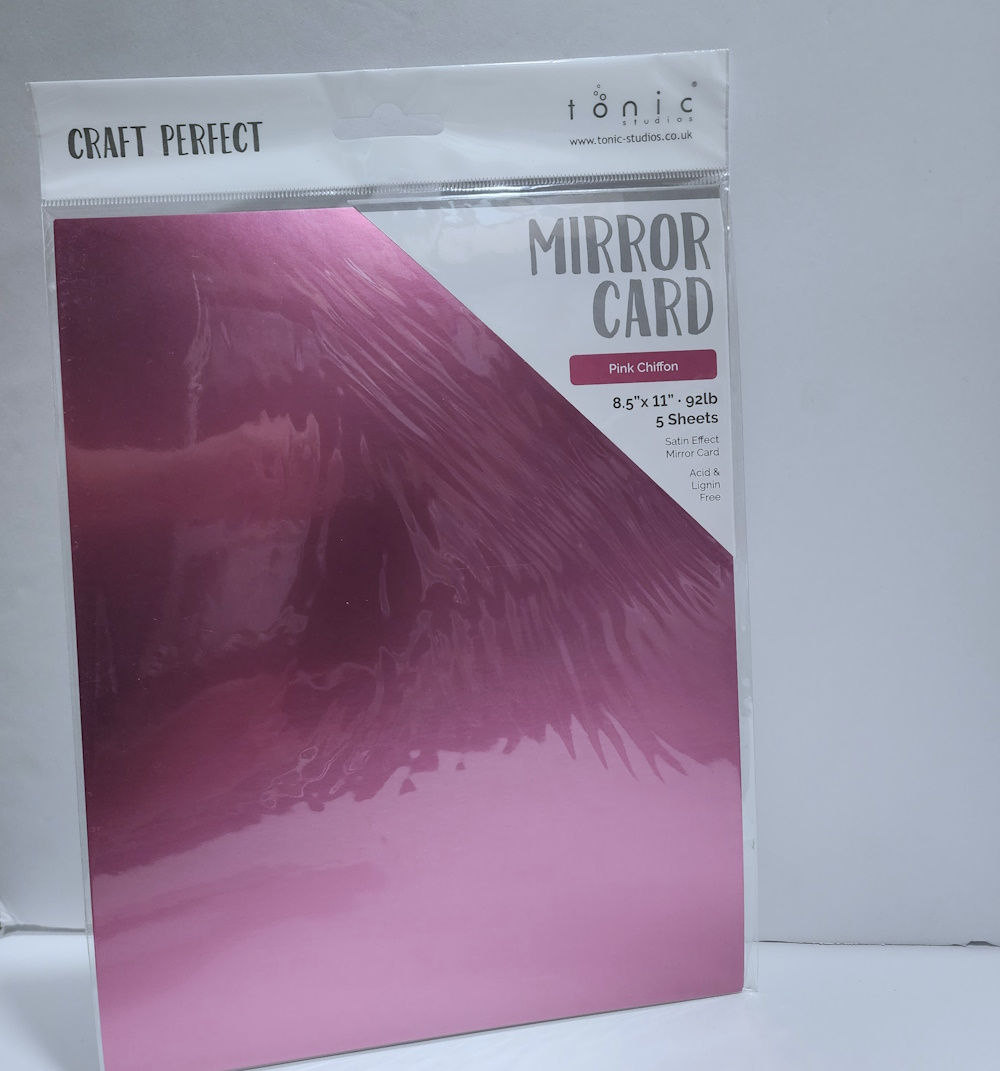 Tonic Studios - Mirror Card Pink Chiffon