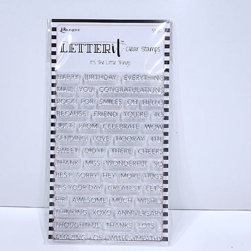 Ranger Letter It Stamps - It's the Little Things