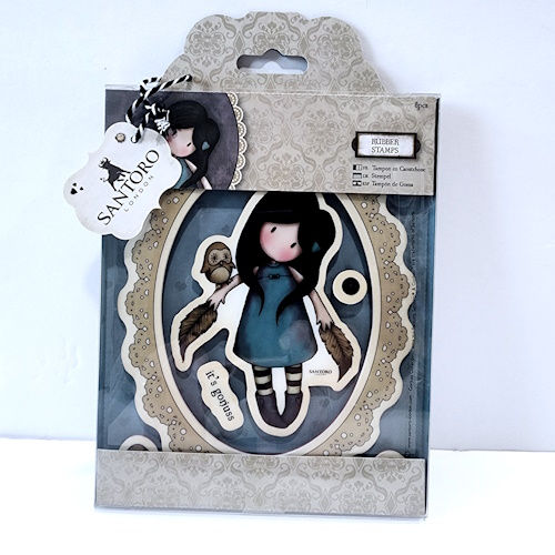 Santoro London Gorjuss Stamp -The Owl