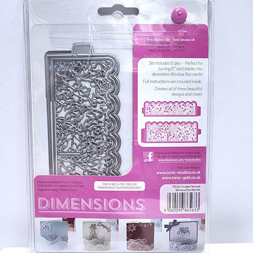 Thumbnail: Tonic Studios Die - Tangled Terrace Window Box Die Set