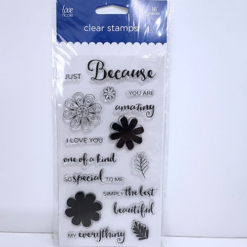 Love Nicole Stamp Set - Floral