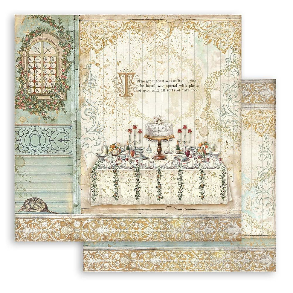 Thumbnail: Stamperia 8 x 8 Paper Pack - Sleeping Beauty