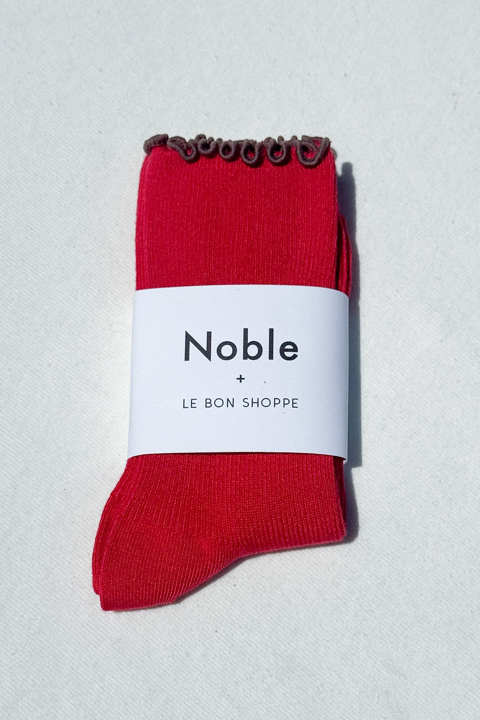 Thumbnail: Noble x Le Bon Shoppe Ruffle Socks Paprika