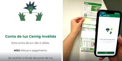 Novo sistema da Cemig permite validar boletos de energia pelo celular em poucos segundos