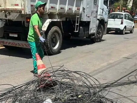 Cemig retira fios irregulares em Varginha e regiões do Sul de Minas em 2025