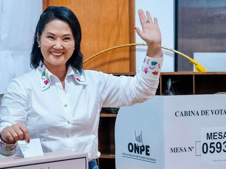 Reuters aponta vantagem irreversível de Keiko Fujimori na eleição do Peru, mas resultado oficial ainda não foi divulgado
