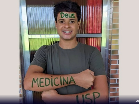 Filho de pedreiro e doméstica conquista 1º lugar em medicina na USP