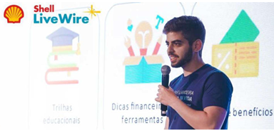 Empreendedor de Varginha é finalista de competição global da Shell com projeto de educação financeira