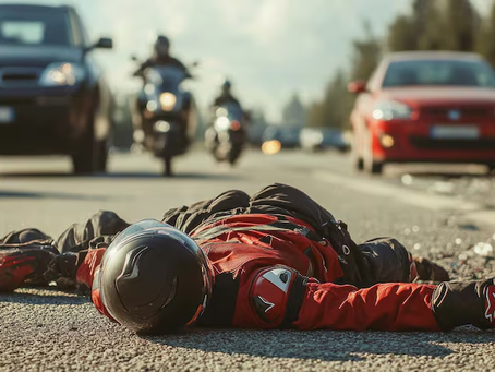 Acidente entre moto e carro deixa homem ferido no bairro Sion, em Varginha