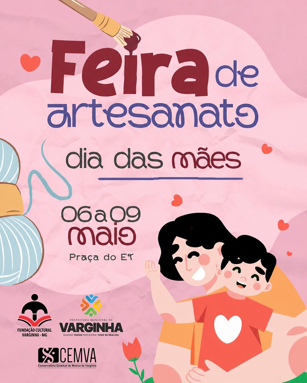 Varginha promove feira especial para o Dia das Mães com produtos locais