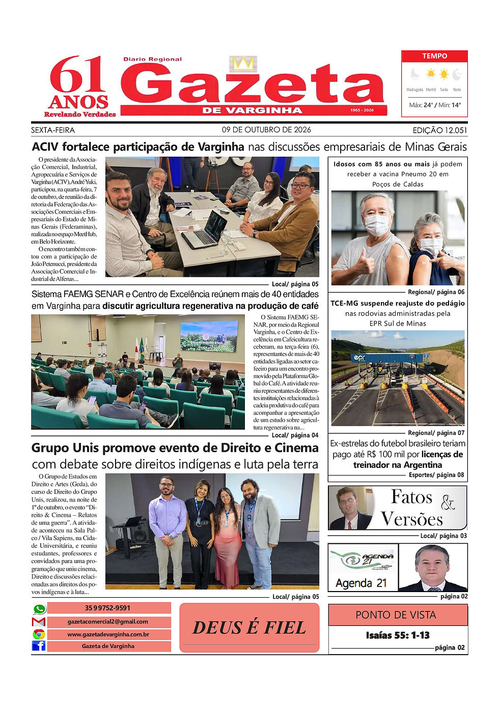Jornal Gazeta de Varginha Edição 12.051