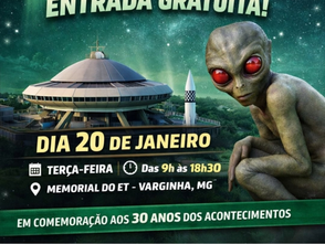 Memorial do ET tem entrada gratuita em Varginha pelos 30 anos do caso