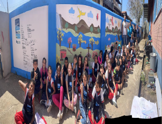 “Mural das Águas”: projeto da Copasa desperta consciência ambiental por meio da arte