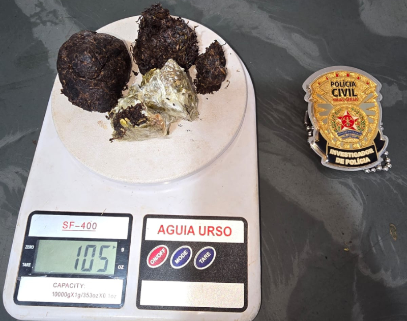 Maconha escondida em corpo leva jovem à prisão por tráfico em Uberaba