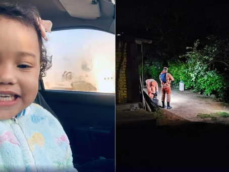 Força-tarefa com drones e cães busca criança desaparecida em Jeceaba