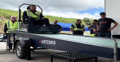 EPR Vias do Café estreia simulador de impacto em ação educativa de trânsito em Varginha