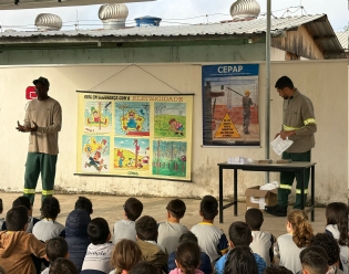 Cemig intensifica ações de prevenção de acidentes com rede elétrica em escolas do Sul de Minas