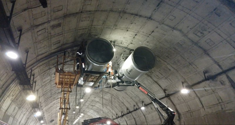 Arteris Litoral Sul realiza interdição temporária do túnel do Morro do Boi