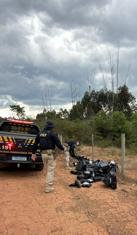 PRF prende homem por saque de carga de caminhão tombado na BR-251, em Curral de Dentro