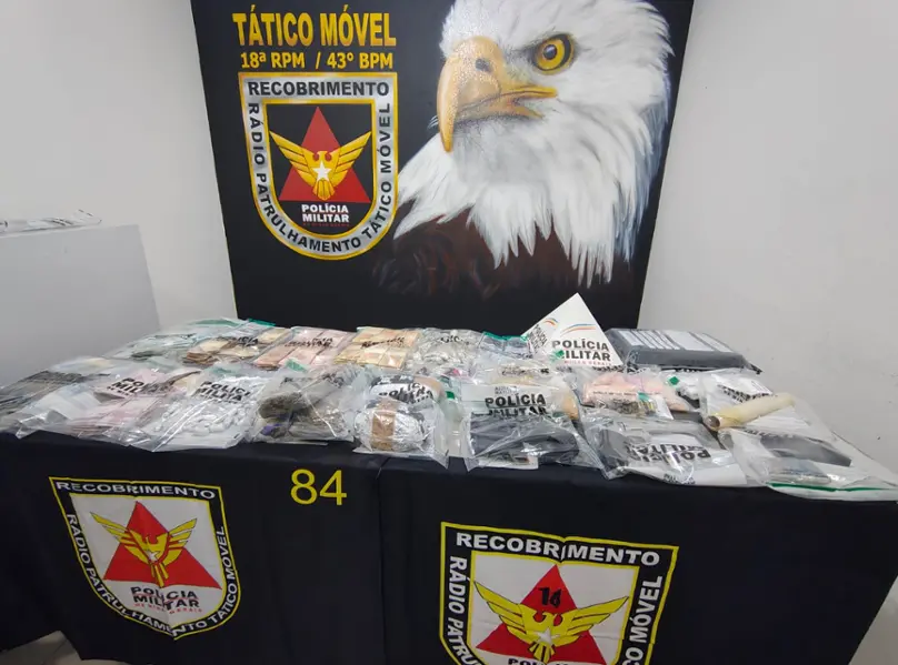 Trio é preso com arsenal e grande quantidade de drogas no Sul de Minas