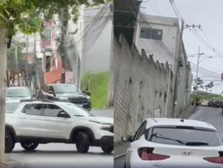 Vídeo mostra carros derrapando em ladeira no Morro das Pedras; chuva causa transtornos em BH