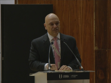 Moraes defende regulação internacional das redes sociais e fim do anonimato digital