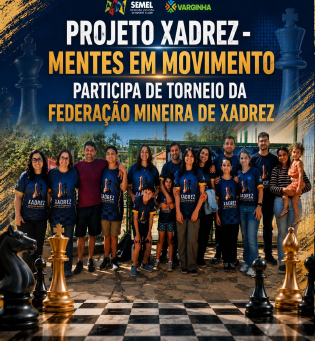 Equipe de xadrez de Varginha estreia em torneio da Federação Mineira e já mira próxima competição em setembro