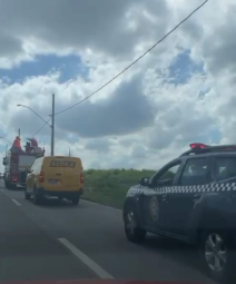 Guarda Civil Municipal de Varginha apoia carreata da chegada do Papai Noel dos Correios