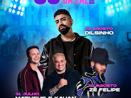 Feira da Paz 2026: troca de pulseiras para acesso aos shows começa nesta sexta-feira em Varginha