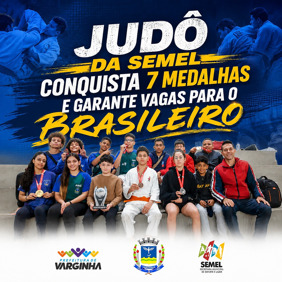 Judocas de Varginha conquistam sete medalhas e vagas para Campeonatos Brasileiros