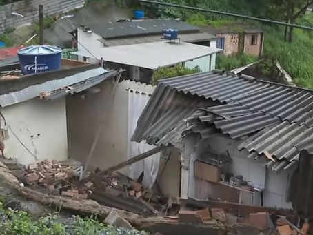 Casa atingida por desabamento em Sabará será demolida; imóvel vizinho é interditado