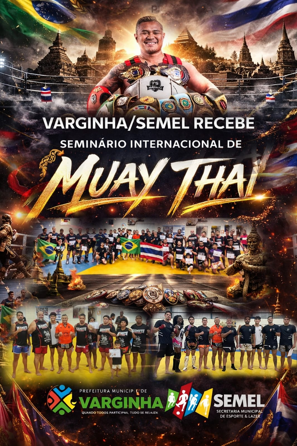 Seminário Internacional de Muay Thai reúne atletas em Varginha