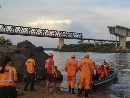 Buscas por desaparecidos após queda de ponte entre MA e TO são retomadas nesta terça; quatro mortes são confirmadas