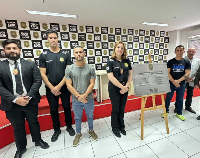 PCMG amplia rede e inaugura laboratorio que mira o dinheiro do crime