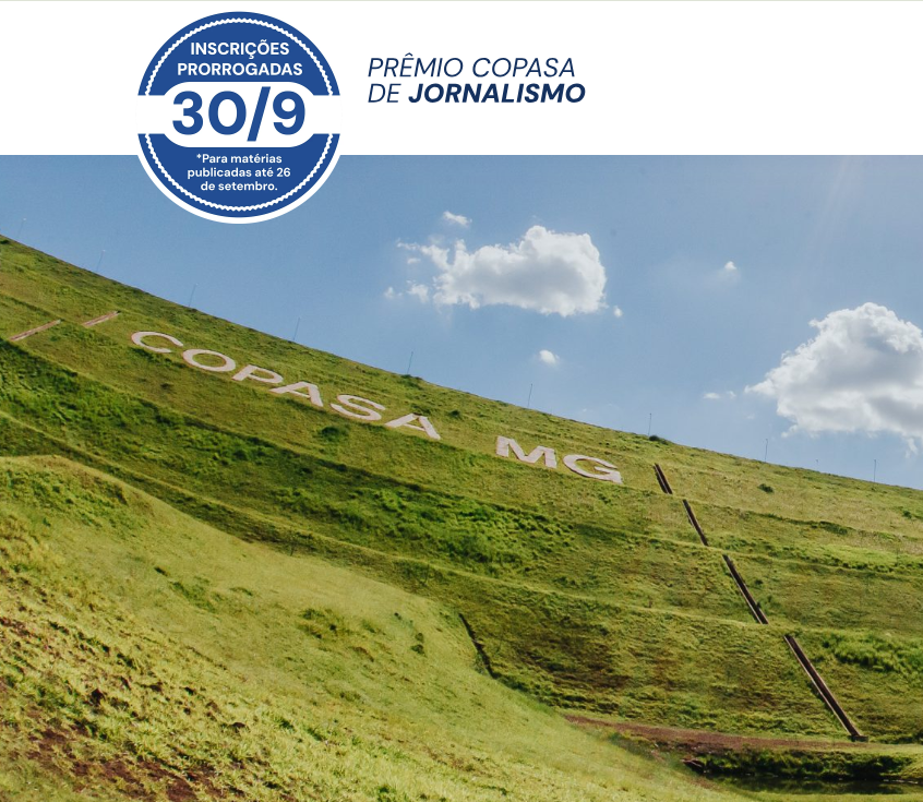 R$ 120 mil em prêmios: inscrições abertas para o Prêmio Copasa de Jornalismo