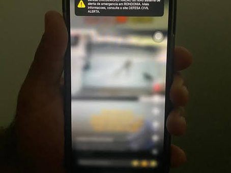 Moradores do Rio recebem alerta de emergência no celular por risco de ventania