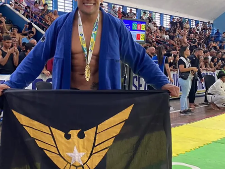 Sargento da PMMG conquista título brasileiro de jiu-jitsu no Rio de Janeiro