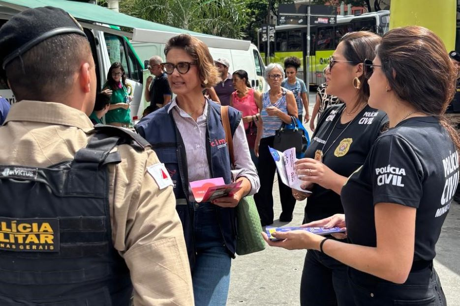Forças de segurança se unem em Belo Horizonte para combater violência contra a mulher