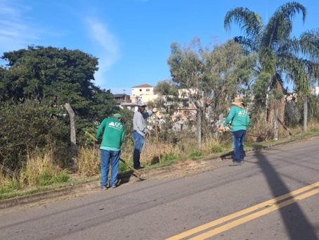 Equipes de zeladoria intensificam serviços de manutenção em diversos bairros de Varginha