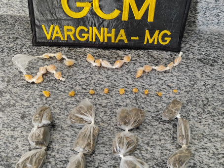 Guarda Civil Municipal de Varginha apreende menor suspeito de tráfico na área central