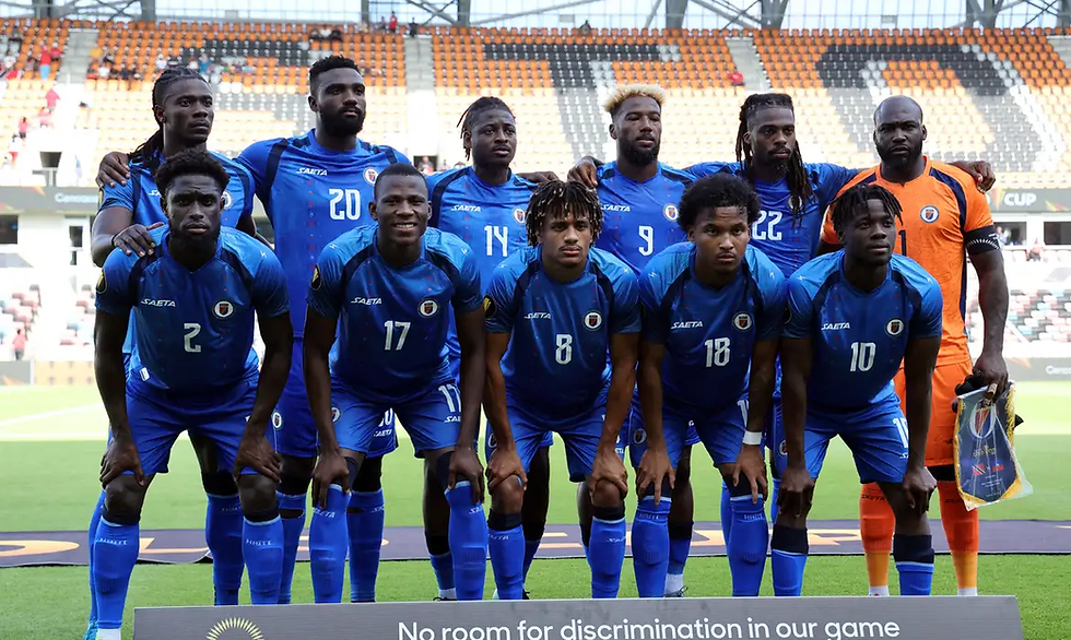 Camisa do Haiti gera polêmica após pedido de alteração da Fifa