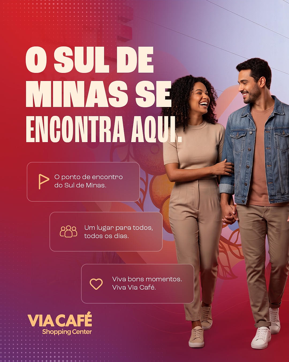 Via Café Shopping Center lança campanha que celebra a identidade, as histórias e os costumes do Sul de Minas