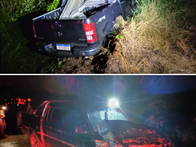 Colisão frontal em BR-459 mobiliza Corpo de Bombeiros em Caldas