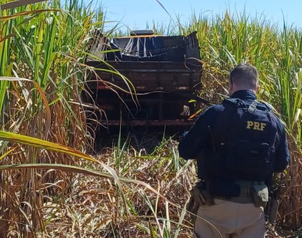 PRF recupera caminhão furtado e prende suspeito de receptação no Triângulo Mineiro