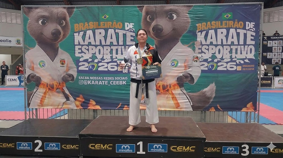 Karatê de Varginha faz história e traz medalhas do Campeonato Brasileiro