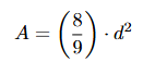 Egyptian's Area of the Circle Formula