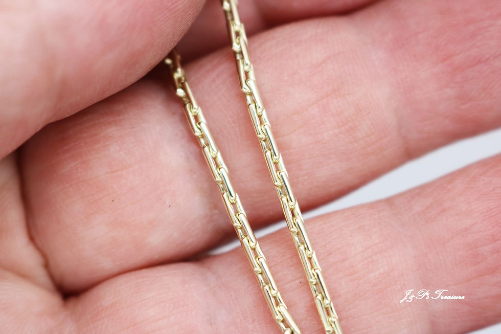 Indexkép: 18 karátos tömör aranyból készült kerek kábellánc nyaklánc választható hossza és szélessége