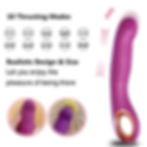 Thumbnail: Vibrator Massager with 10 Vibrating Modes Waterproof Silicon Sex Toy For Women